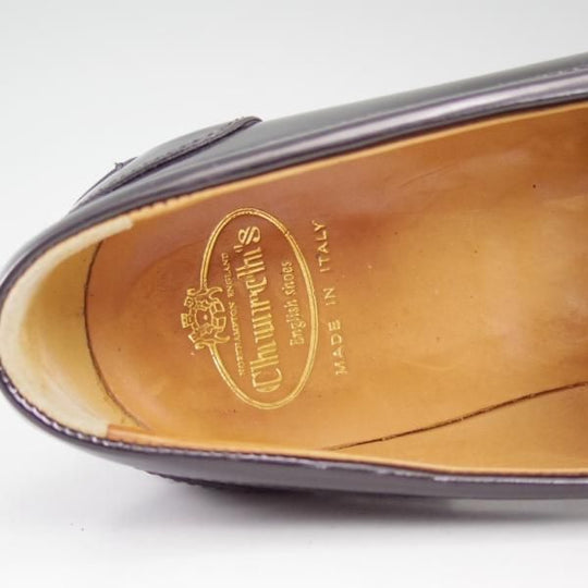 極美品★チャーチ(レディース) SIZE 37【★SALLY/サリー】ポリッシュドバインダーカーフ/コインローファー/Church's★c201