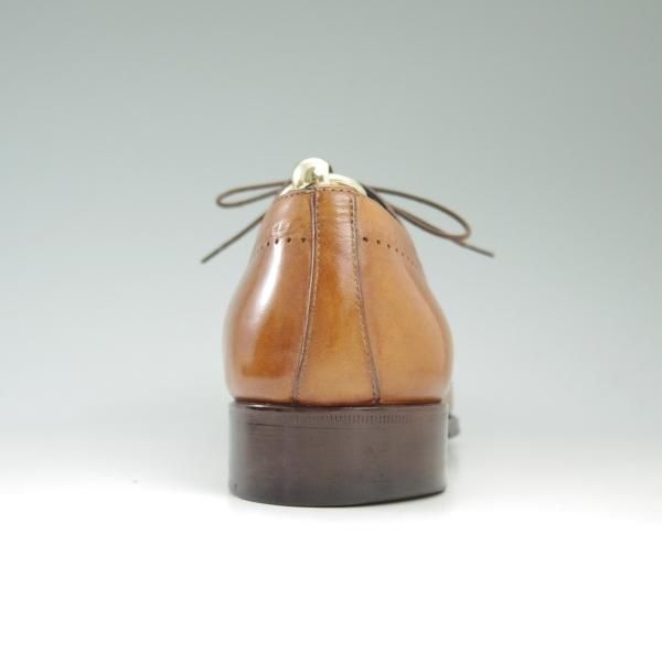極美品★(伊)タニノクリスチー SIZE 7.5【★希少!!シャドーステッチ仕様】ホールカット/136226/カーフ/TANINO CRISCI★c202