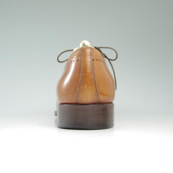 極美品★(伊)タニノクリスチー SIZE 7.5【★希少!!シャドーステッチ仕様】ホールカット/136226/カーフ/TANINO CRISCI★c202