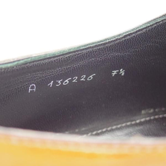 極美品★(伊)タニノクリスチー SIZE 7.5【★希少!!シャドーステッチ仕様】ホールカット/136226/カーフ/TANINO CRISCI★c202