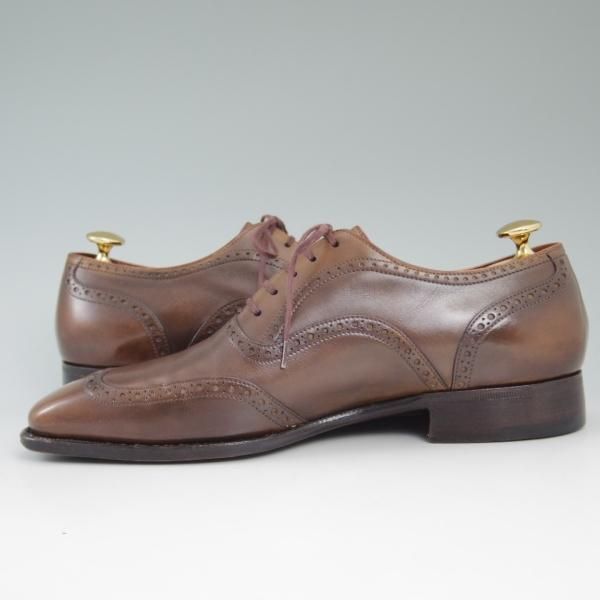 極上★(仏)Corthay/コルテ SIZE 7【★定価20万円程度】ウイングチップ/パティーヌ/カーフ★c203