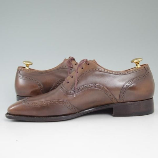 極上★(仏)Corthay/コルテ SIZE 7【★定価20万円程度】ウイングチップ/パティーヌ/カーフ★c203