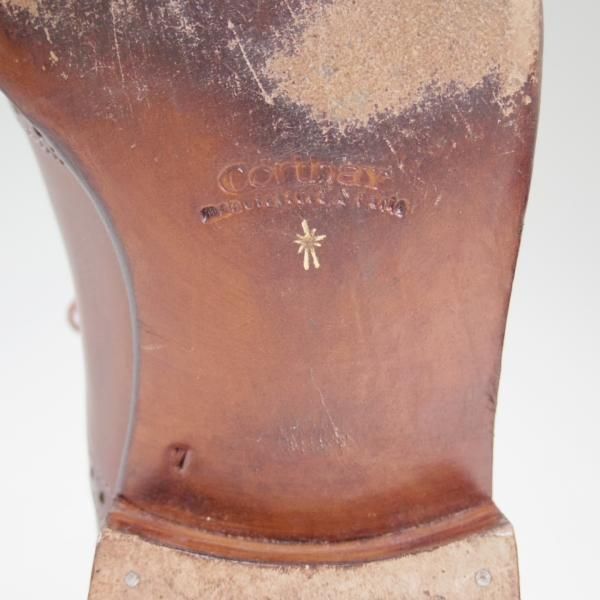 極上★(仏)Corthay/コルテ SIZE 7【★定価20万円程度】ウイングチップ/パティーヌ/カーフ★c203