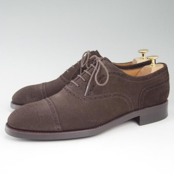 極美品★ヤンコ SIZE 9【★セミブローグ】スエード/14056/ヨークソール/YANKO★c207