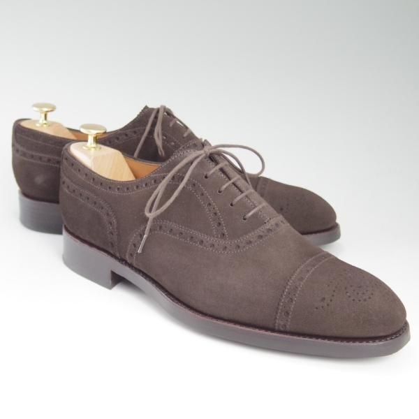 極美品★ヤンコ SIZE 9【★セミブローグ】スエード/14056/ヨークソール/YANKO★c207