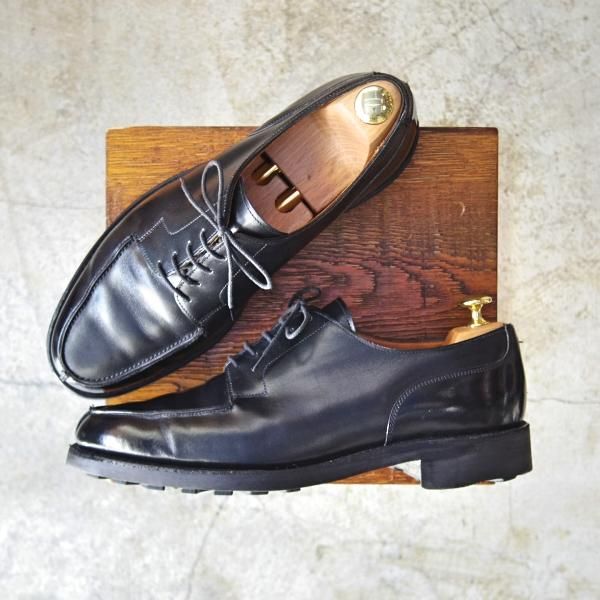 極上★クロケット＆ジョーンズ 8.5E【★モールトン/MORETON/リッジウェイソール仕様】292ラスト/Uチップ/Crockett＆Jones★c210
