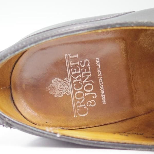 極上★クロケット＆ジョーンズ 8.5E【★モールトン/MORETON/リッジウェイソール仕様】292ラスト/Uチップ/Crockett＆Jones★c210