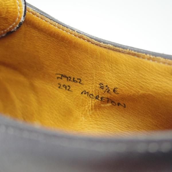 極上★クロケット＆ジョーンズ 8.5E【★モールトン/MORETON/リッジウェイソール仕様】292ラスト/Uチップ/Crockett＆Jones★c210