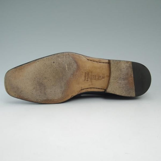 極上★(伊)タニノクリスチー SIZE 7.5【★定価15万円以上】ローファー/スリッポン/131314/カーフ/ネイビー/TANINO CRISCI★c213