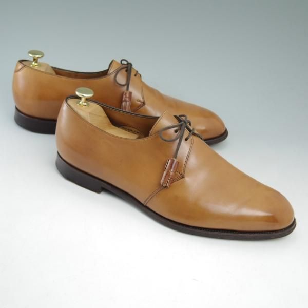 極上★エドワードグリーン UK10F/US10.5【★HOLBORN/ホルボーン/202ラスト】カーフ/プレーントゥ/EDWARD GREEN★c215