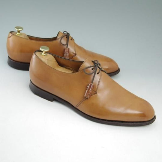 極上★エドワードグリーン UK10F/US10.5【★HOLBORN/ホルボーン/202ラスト】カーフ/プレーントゥ/EDWARD GREEN★c215