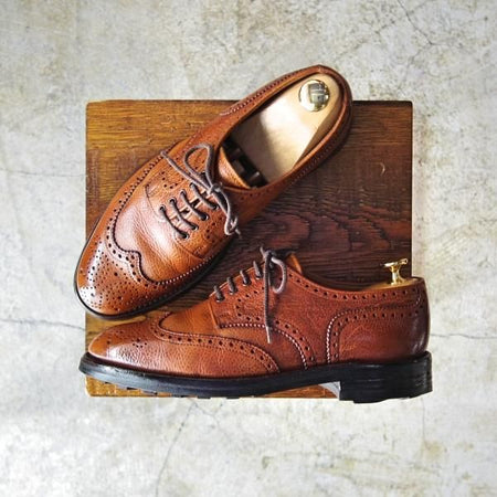 極上★(英)アルフレッドサージェント UK6.5【★リッジウェイソール仕様/ダンヒル別注/dunhill】サージェント/Alfred Sargent★c216