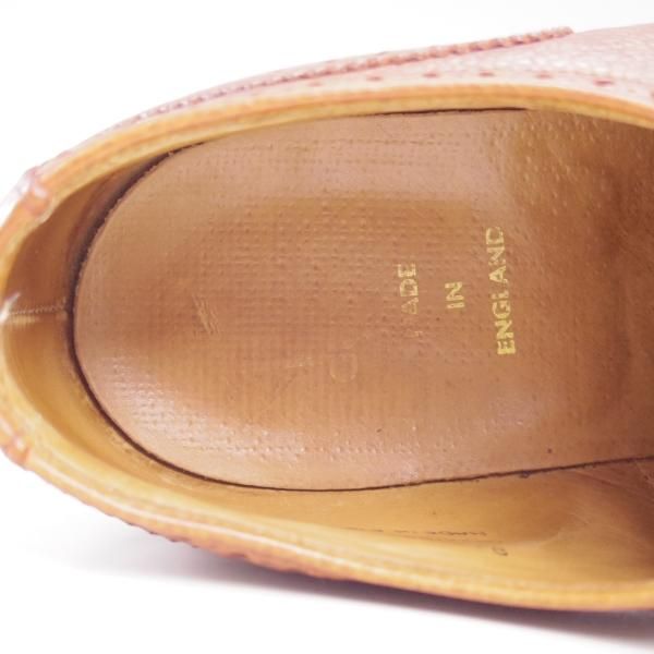 極上★(英)アルフレッドサージェント UK6.5【★リッジウェイソール仕様/ダンヒル別注/dunhill】サージェント/Alfred Sargent★c216