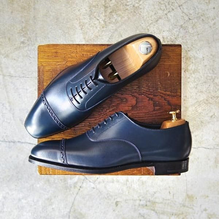 未使用★クロケット＆ジョーンズ 6.5E【★ハンドグレードライン/BELGRAVE/ベルグレイブ】パンチドキャップトゥ/Crockett＆Jones★c217