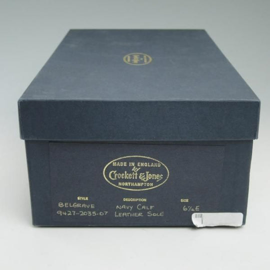 未使用★クロケット＆ジョーンズ 6.5E【★ハンドグレードライン/BELGRAVE/ベルグレイブ】パンチドキャップトゥ/Crockett＆Jones★c217