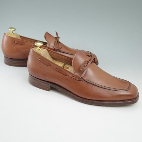 未使用★クロケット＆ジョーンズ UK10/US10.5D【★ラルフローレン別注/Polo Ralph Lauren】リボンローファー/Crockett＆Jones★c218