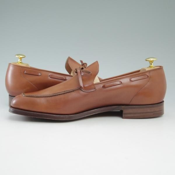 未使用★クロケット＆ジョーンズ UK10/US10.5D【★ラルフローレン別注/Polo Ralph Lauren】リボンローファー/Crockett＆Jones★c218