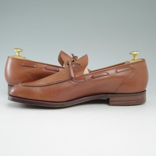 未使用★クロケット＆ジョーンズ UK10/US10.5D【★ラルフローレン別注/Polo Ralph Lauren】リボンローファー/Crockett＆Jones★c218