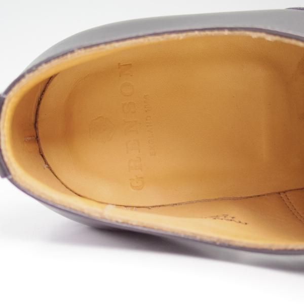 未使用★(英)グレンソン 7F【★ストレートチップ】カーフ/黒/22346-01/GRENSON★c222