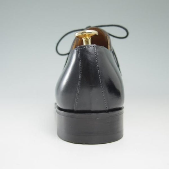 美品★(伊)ボリーニ SIZE 38【★クォーターブローグ】カーフ/ブラック/BOLLINI★c223