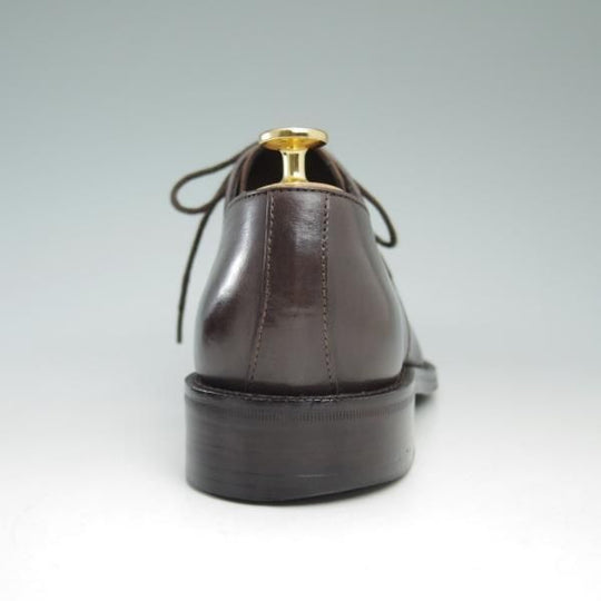 美品★(伊製)ジョルジオアルマーニ SIZE 40.5【★定価11万円以上/ブラックラピド製法】プレーントゥ/アルマーニ/Giorgio Armani★c224