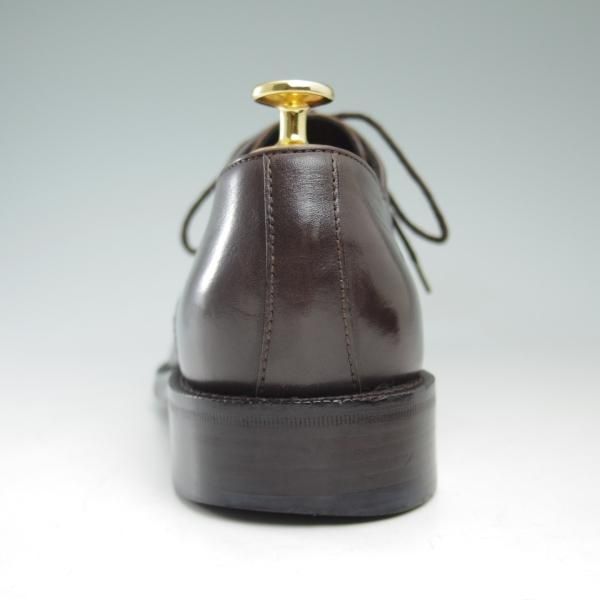 美品★(伊製)ジョルジオアルマーニ SIZE 40.5【★定価11万円以上/ブラックラピド製法】プレーントゥ/アルマーニ/Giorgio Armani★c224