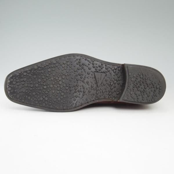 美品★(伊)マンニーナ(レディース) SIZE 38程度 【★希少!!オーダー品/パンチドキャップトゥ】スエード/茶/MANNINA★c226