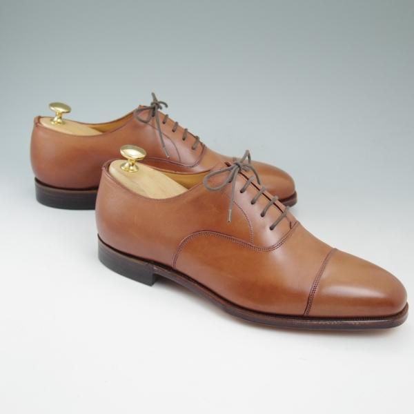 未使用★(英)グレンソン 7F【★フットマスター/footmaster/デッドストック品/ストレートチップ】カーフ/茶/22346-17/GRENSON★c228