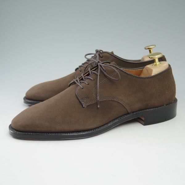 新品★オールデン 7D【★ブルックスブラザーズ別注】スエード/プレーントゥ/46480/レイドンラスト/BROOKS BROTHERS/Alden★c229