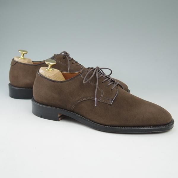 新品★オールデン 7D【★ブルックスブラザーズ別注】スエード/プレーントゥ/46480/レイドンラスト/BROOKS BROTHERS/Alden★c229
