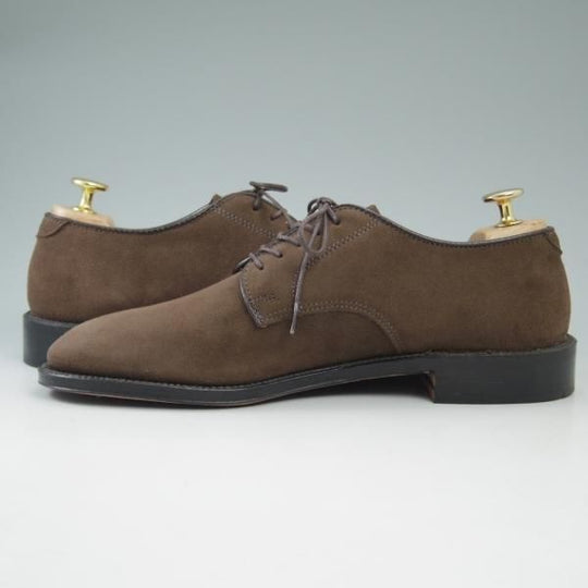新品★オールデン 7D【★ブルックスブラザーズ別注】スエード/プレーントゥ/46480/レイドンラスト/BROOKS BROTHERS/Alden★c229