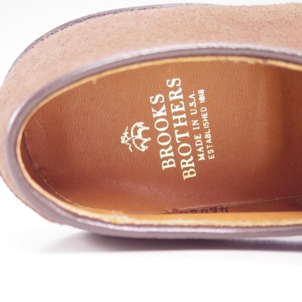 新品★オールデン 7D【★ブルックスブラザーズ別注】スエード/プレーントゥ/46480/レイドンラスト/BROOKS BROTHERS/Alden★c229