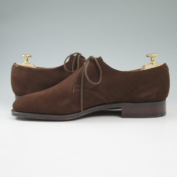 新品★クロケット＆ジョーンズ 7.5E【★(英)ポールセンスコーン別注/Poulsen Skone】Vフロント/プレーントゥ/Crockett＆Jones★c230