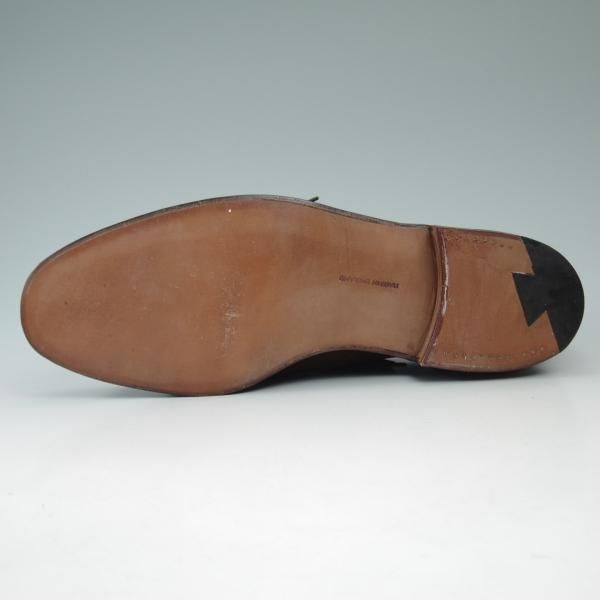 新品★クロケット＆ジョーンズ 7.5E【★(英)ポールセンスコーン別注/Poulsen Skone】Vフロント/プレーントゥ/Crockett＆Jones★c230