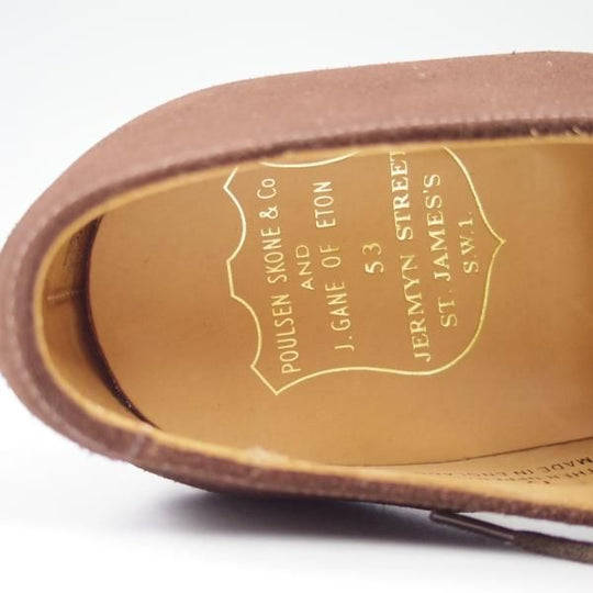 新品★クロケット＆ジョーンズ 7.5E【★(英)ポールセンスコーン別注/Poulsen Skone】Vフロント/プレーントゥ/Crockett＆Jones★c230