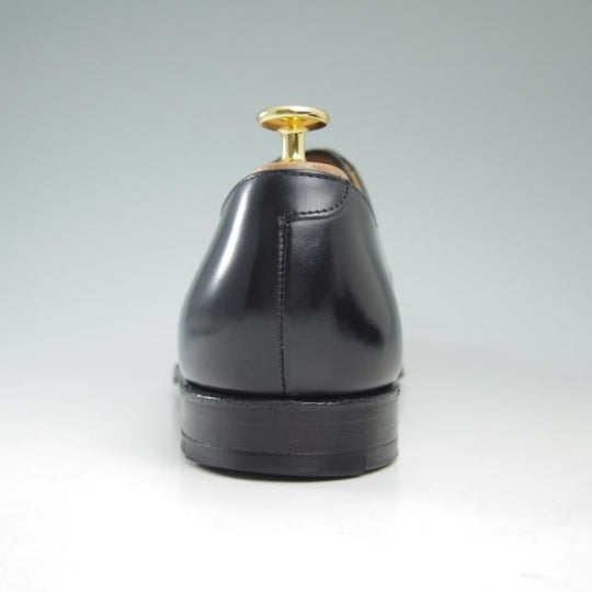 極美品★クロケット＆ジョーンズ 8E【★ダルトン/DALTON】348ラスト/プレーントゥ/カーフ/ブラック/Crockett＆Jones★c231