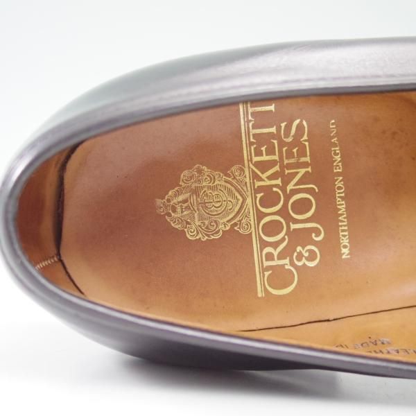 極上★クロケット＆ジョーンズ 5.5EE【★コインローファー/HARROW】カーフ/ブラック/Crockett＆Jones★c232