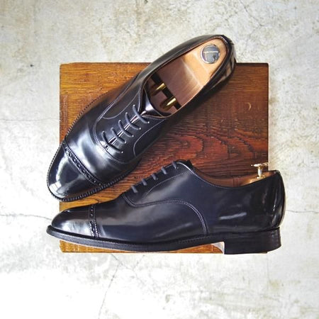 極上★チャーチ 75F/UK7.5【★ブックバインダーカーフ/3都市ロゴ】84ラスト/Barcroft/バークロフト/旧チャーチ/Church's★c233