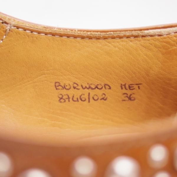 極美品★チャーチ(レディース) SIZE 36【★バーウッド/BURWOOD MET/スタッズ】フルブローグ/ポリッシュドバインダーカーフ/Church's★c234