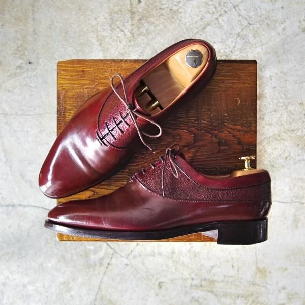 美品★(伊)リドフォルト SIZE 6.5【★ワールドフットウェアギャラリー取扱】プレーントゥ/World Footwear Gallery/LIDFORT★c235