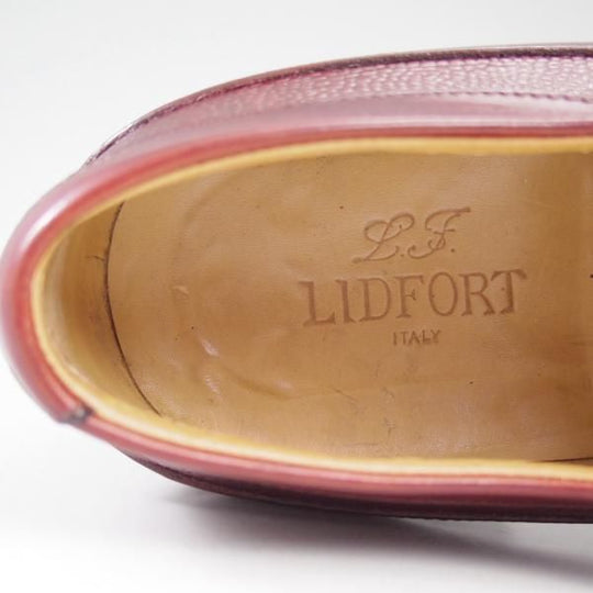 美品★(伊)リドフォルト SIZE 6.5【★ワールドフットウェアギャラリー取扱】プレーントゥ/World Footwear Gallery/LIDFORT★c235