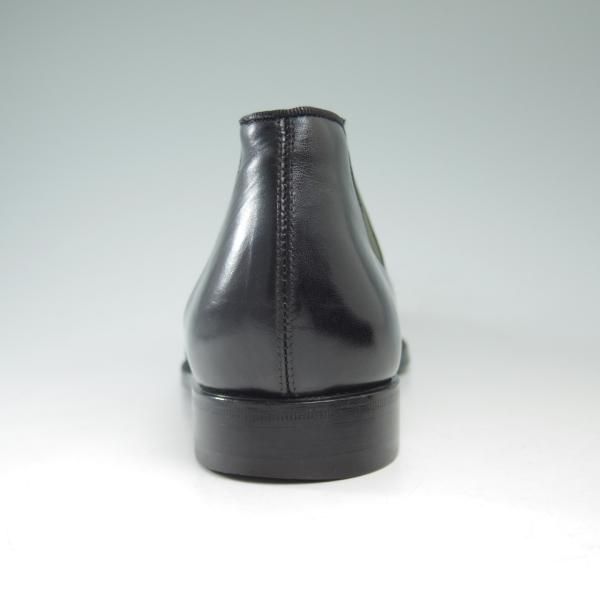 極上★(伊)ラパーロ SIZE 6.5G【★(銀座三越)取り扱い/サイドゴアブーツ】カーフ/黒/ブーツ/Raparo★c236