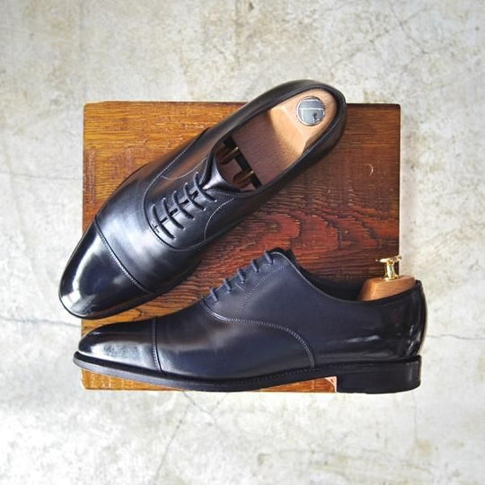 極美品★ジョンロブ 6E【★シティ/CITY2/7000ラスト】ストレートチップ/黒/JOHN LOBB★c240