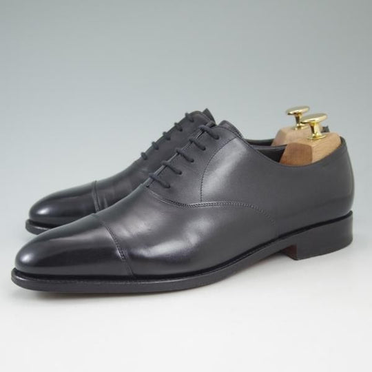 極美品★ジョンロブ 6E【★シティ/CITY2/7000ラスト】ストレートチップ/黒/JOHN LOBB★c240