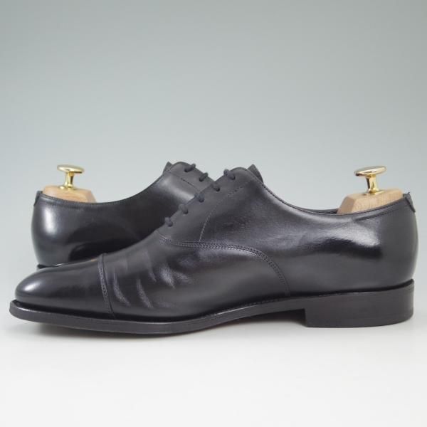 極美品★ジョンロブ 6E【★シティ/CITY2/7000ラスト】ストレートチップ/黒/JOHN LOBB★c240