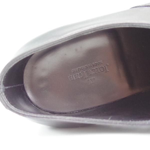 極美品★ジョンロブ 6E【★シティ/CITY2/7000ラスト】ストレートチップ/黒/JOHN LOBB★c240