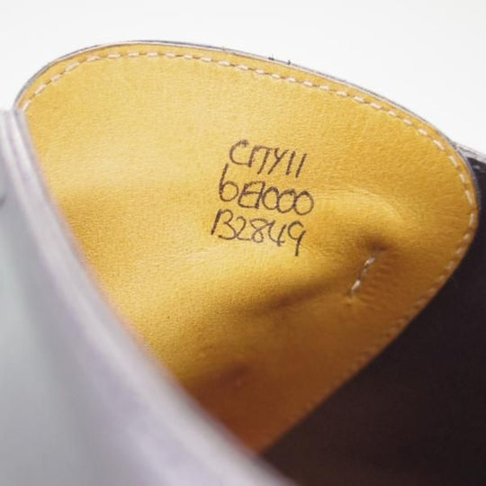 極美品★ジョンロブ 6E【★シティ/CITY2/7000ラスト】ストレートチップ/黒/JOHN LOBB★c240
