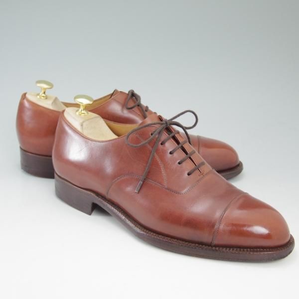 極上★(伊)タニノクリスチー SIZE 7【★希少!!ハンドソーンウェルテッド製法】ストレートチップ/カーフ/TANINO CRISCI★c241