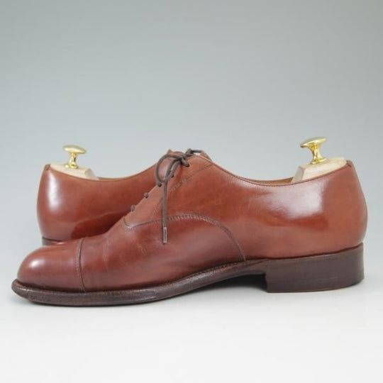極上★(伊)タニノクリスチー SIZE 7【★希少!!ハンドソーンウェルテッド製法】ストレートチップ/カーフ/TANINO CRISCI★c241