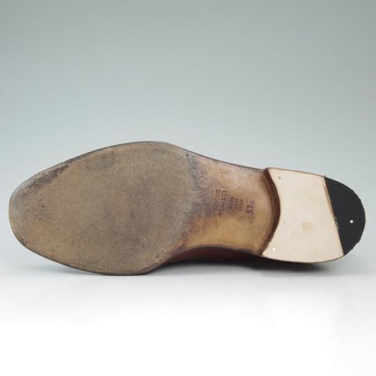 極上★(伊)タニノクリスチー SIZE 7【★希少!!ハンドソーンウェルテッド製法】ストレートチップ/カーフ/TANINO CRISCI★c241